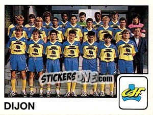 Sticker Equipe Dijon - FOOT 1989-1990 - Panini