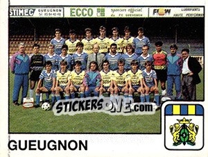 Figurina Equipe Gueugnon - FOOT 1989-1990 - Panini