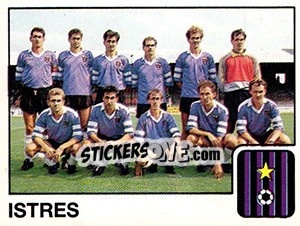 Figurina Equipe Istres - FOOT 1989-1990 - Panini