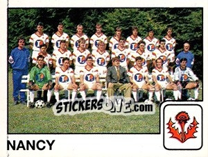 Figurina Equipe Nancy - FOOT 1989-1990 - Panini