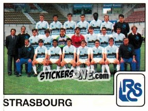 Sticker Equipe Strasbourg - FOOT 1989-1990 n. 387 - Panini