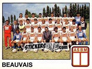 Figurina Equipe Beauvais - FOOT 1989-1990 - Panini