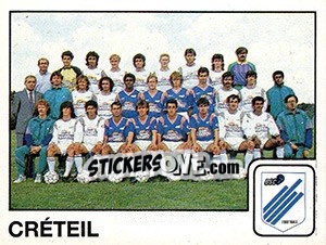 Sticker Equipe Créteil - FOOT 1989-1990 n. 393 - Panini