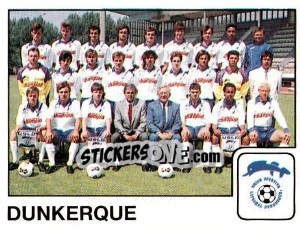 Sticker Equipe Dunkerque - FOOT 1989-1990 - Panini