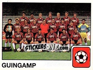 Sticker Equipe Guingamp - FOOT 1989-1990 - Panini