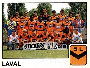 Figurina Equipe Laval - FOOT 1989-1990 - Panini