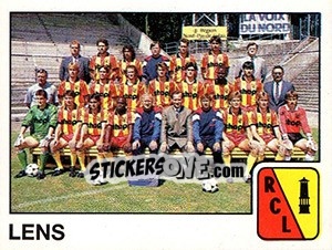 Sticker Equipe Lens - FOOT 1989-1990 - Panini