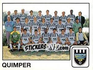 Cromo Equipe Quimper - FOOT 1989-1990 - Panini