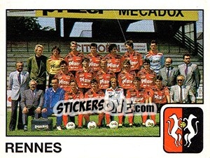 Sticker Equipe Rennes - FOOT 1989-1990 n. 408 - Panini