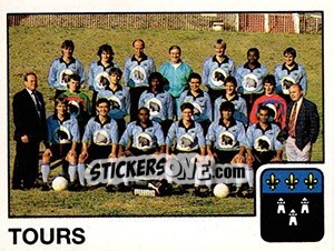 Figurina Equipe Tours - FOOT 1989-1990 - Panini