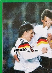 Sticker Intro JPP  France - Allemagne - FOOT 1990-1991 n. 1 - Panini