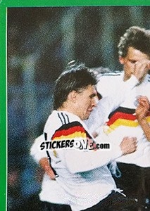 Cromo Intro JPP  France - Allemagne - FOOT 1990-1991 - Panini