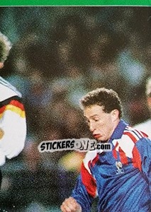 Sticker Intro JPP  France - Allemagne - FOOT 1990-1991 - Panini