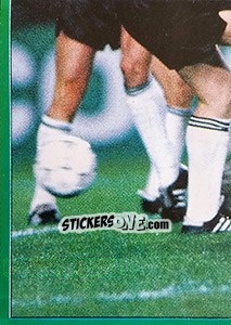 Sticker Intro JPP  France - Allemagne - FOOT 1990-1991 n. 4 - Panini