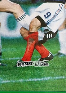 Sticker Intro JPP  France - Allemagne - FOOT 1990-1991 n. 5 - Panini