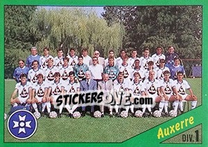 Sticker Equipe - FOOT 1990-1991 - Panini