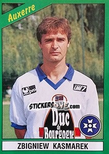 Sticker Zbigniew Kasmarek - FOOT 1990-1991 - Panini