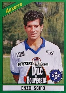Sticker Enzo Scifo - FOOT 1990-1991 n. 15 - Panini