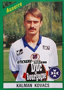 Cromo Kalman Kovacs - FOOT 1990-1991 - Panini