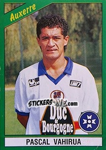 Sticker Pascal Vahirua - FOOT 1990-1991 n. 18 - Panini