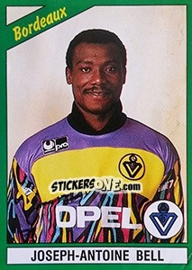 Sticker Joseph-Antoine Bell - FOOT 1990-1991 n. 20 - Panini