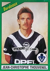 Figurina Jean-Christophe Thouvenel - FOOT 1990-1991 n. 21 - Panini