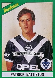 Cromo Patrick Battiston - FOOT 1990-1991 - Panini