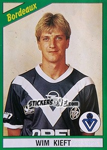 Sticker Wim Kieft - FOOT 1990-1991 - Panini