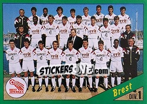 Sticker Equipe - FOOT 1990-1991 - Panini