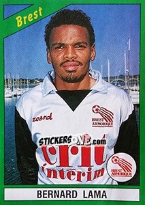 Sticker Bernard Lama - FOOT 1990-1991 n. 32 - Panini