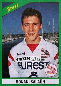 Sticker Ronan Salaün - FOOT 1990-1991 - Panini