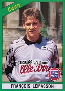 Sticker François Lemasson - FOOT 1990-1991 - Panini