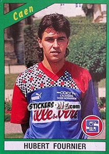 Sticker Hubert Fournier - FOOT 1990-1991 n. 46 - Panini