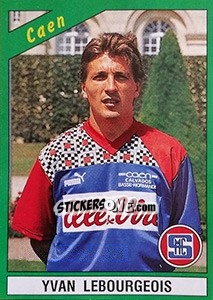 Figurina Yvan Lebourgeois - FOOT 1990-1991 - Panini