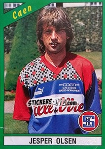 Cromo Jesper Olsen - FOOT 1990-1991 n. 52 - Panini