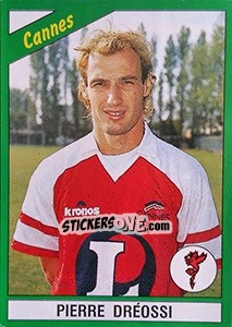 Sticker Pierre Dréossi - FOOT 1990-1991 - Panini