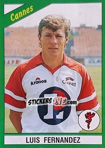 Sticker Luis Fernandez - FOOT 1990-1991 n. 59 - Panini