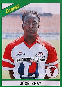 Figurina José Bray - FOOT 1990-1991 - Panini