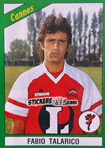 Sticker Fabio Talarico - FOOT 1990-1991 - Panini