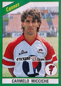 Cromo Carmelo Micciche - FOOT 1990-1991 - Panini
