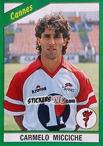 Figurina Carmelo Micciche - FOOT 1990-1991 - Panini