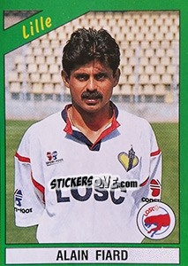 Cromo Alain Fiard - FOOT 1990-1991 - Panini