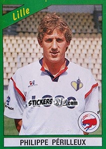 Cromo Philippe Périlleux - FOOT 1990-1991 - Panini