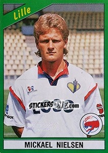 Figurina Mickael Nielsen - FOOT 1990-1991 - Panini