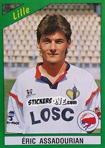 Sticker Eric Assadourian - FOOT 1990-1991 n. 76 - Panini