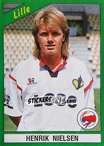 Cromo Henrik Nielsen - FOOT 1990-1991 n. 77 - Panini