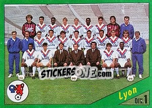 Sticker Equipe - FOOT 1990-1991 - Panini