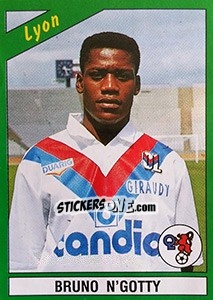 Figurina Bruno N'Gotty - FOOT 1990-1991 - Panini