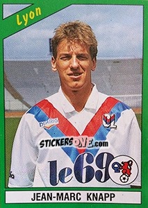 Figurina Jean-Marc Knapp - FOOT 1990-1991 n. 84 - Panini