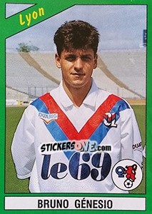 Figurina Bruno Génesio - FOOT 1990-1991 - Panini